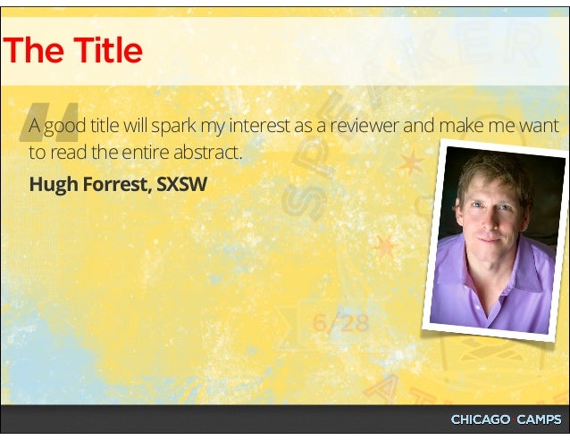 Speaker Camp Atlanta Workshop - June 28, 2014 Slide 36