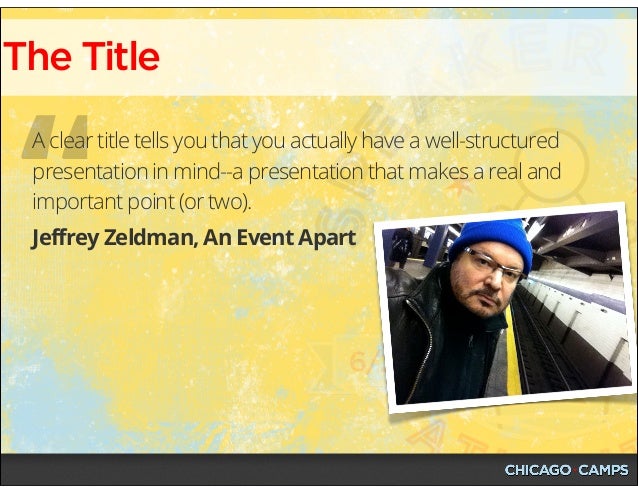 Speaker Camp Atlanta Workshop - June 28, 2014 Slide 37