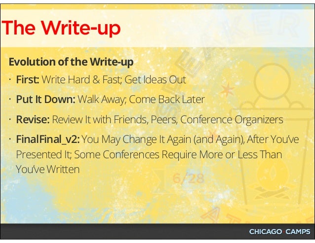 Speaker Camp Atlanta Workshop - June 28, 2014 Slide 41