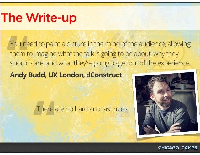 Speaker Camp Atlanta Workshop - June 28, 2014 Slide 59