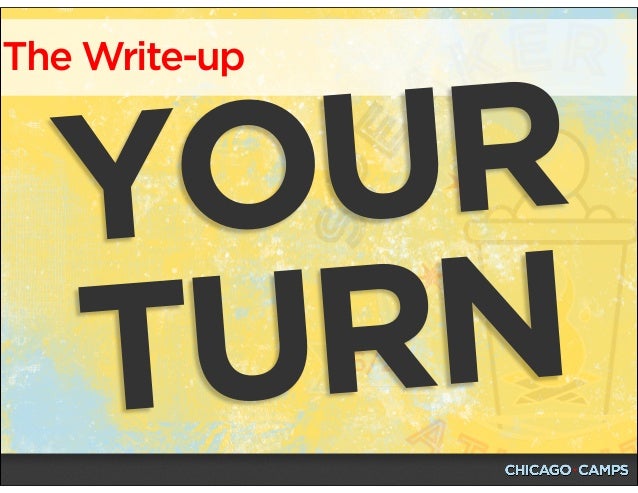 Speaker Camp Atlanta Workshop - June 28, 2014 Slide 60