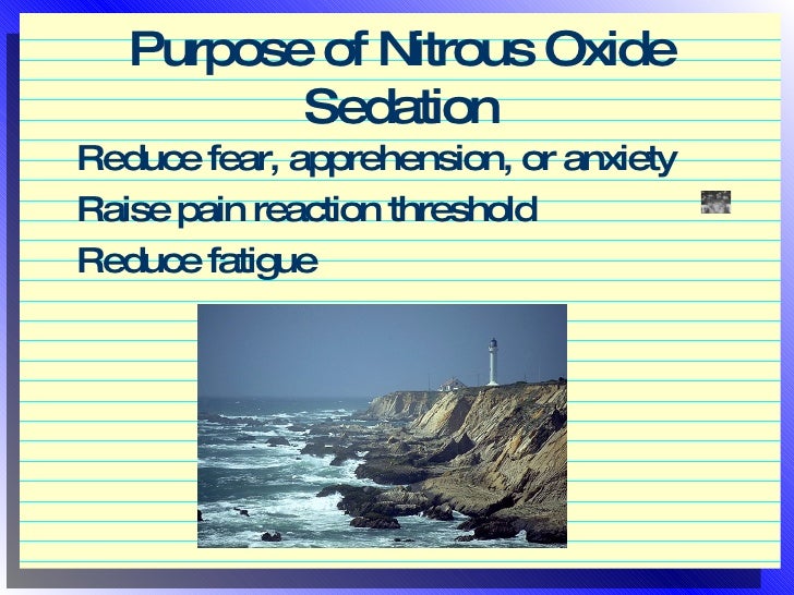 Nitrous Oxide Sedation in Pediatric Dentistry