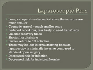 Laproscopy Incision Infected N325 Laproscopic Surgery Presentation | PPT
