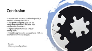 Agile, Human-Centered Design and Innovation