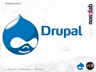 Drupal lessons




                 Lessons
 