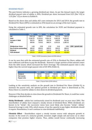 Adidas AG valuation | PDF