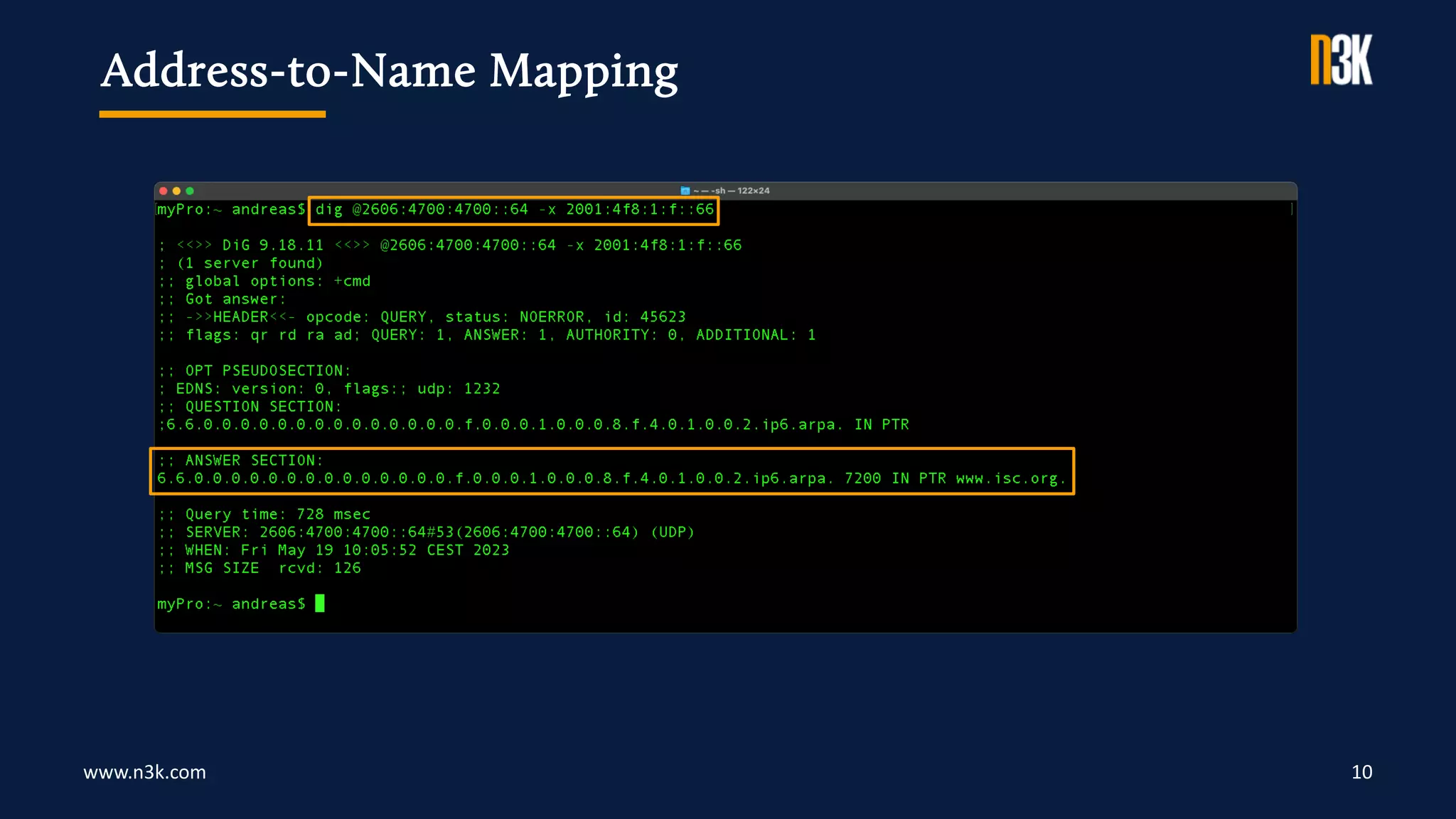 www.n3k.com 10
Address-to-Name Mapping
 