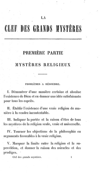 16
Osons affirmer maintenant qu'il existe un fait immense, également
appréciable et par la foi et par la science ; un fait qui rend Dieu visible en
quelque sorte sur la Terre ; un fait incontestable et d'une portée universelle :
Ce fait, c'est la manifestation dans le monde, à partir de l'époque où
commence la révélation chrétienne, d'un esprit inconnu aux anciens,
d'un$esprit évidemment divin plus positif que la science dans ses œuvres,
plus magnifiquement idéal dans ses aspirations que la plus haute poésie,
un esprit pour lequel il fallait créer un nom nouveau tout à fait inouï dans les
sanctuaires de l'antiquité. Aussi ce nom fut-il créé, et nous démontrerons que
ce nom, que ce mot est en religion, tant pour la science que pour la foi,
l'expression de l'absolu : Le mot est CHARITÉ, et l'esprit dont nous parlons
s'appelle l'esprit de charité.
Devant la charité, la foi se prosterne et la science vaincue s'incline. Il y a
évidemment ici quelque chose de plus grand que l'humanité ; la charité
prouve par ses œuvres qu'elle n'est pas un rêve. Elle est plus forte que
toutes$les passions ; elle triomphe de la souffrance et de la mort ; elle fait
comprendre Dieu à tous les cœurs, et semble remplir déjà l'éternité par la
réalisation commencée de ses légitimes espérances.
Devant la charité vivante et agissante, quel est le Proudhon(*) qui osera
blasphémer ? Quel est le Voltaire(1*) qui osera rire ?
(*) Pierre-Joseph Proudhon était un polémiste, journaliste,
économiste, philosophe et sociologue français, précurseur
de l'anarchisme.
(1*) François-Marie Arouet,
dit Voltaire, est un écrivain
et philosophe français qui a
marqué le XVIIIème siècle et
qui occupe une place
particulière dans la mé-
moire collective française et
internationale.
 