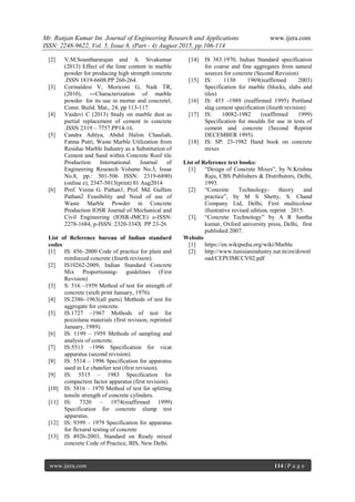 Partial Replacement of Cement with Marble Dust Powder | PDF