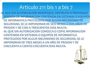 N5 acceso no autorizado a sistemas de información | PPTX