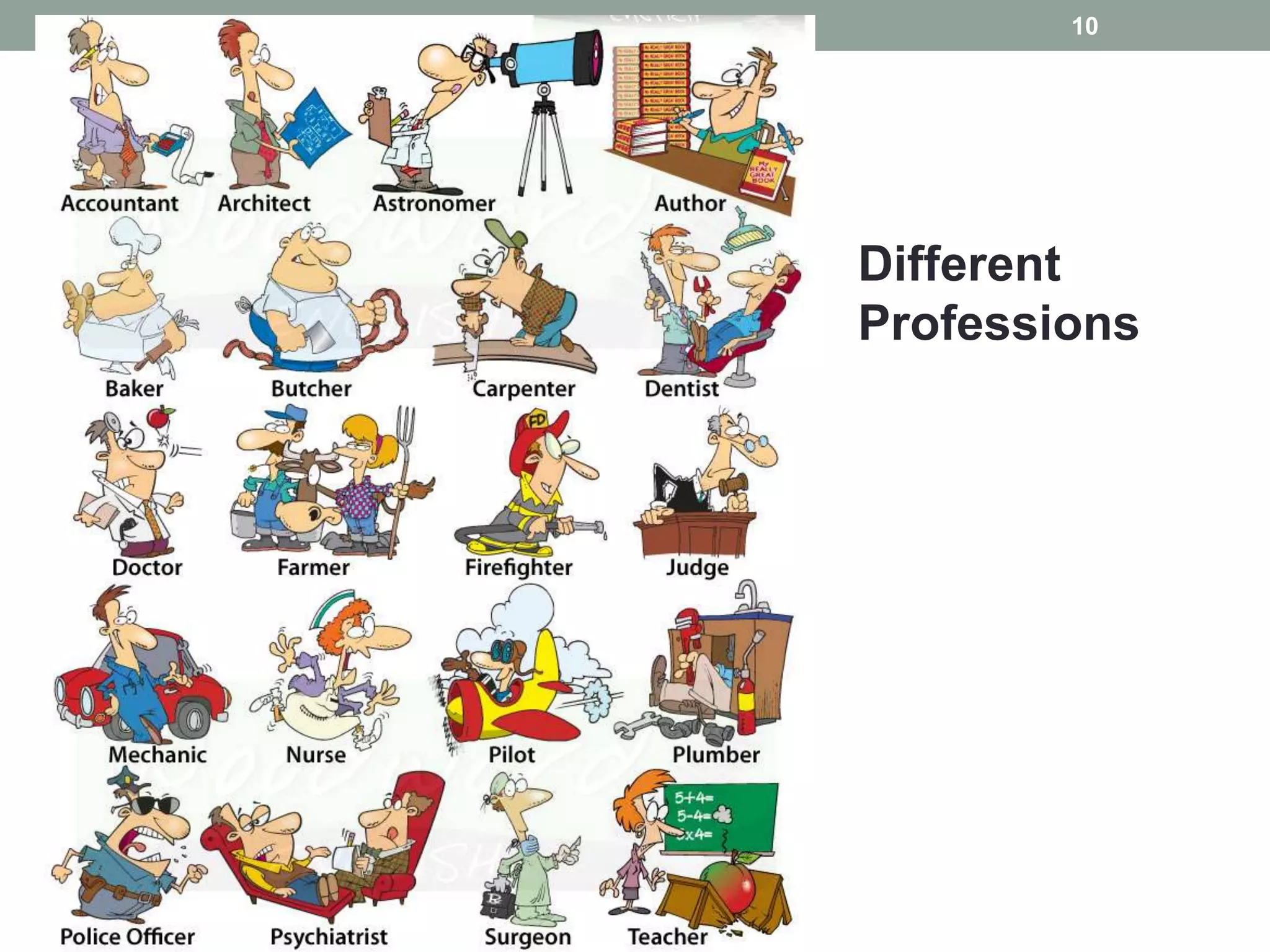 2/5/2014

Footer Text

10

Different
Professions

 