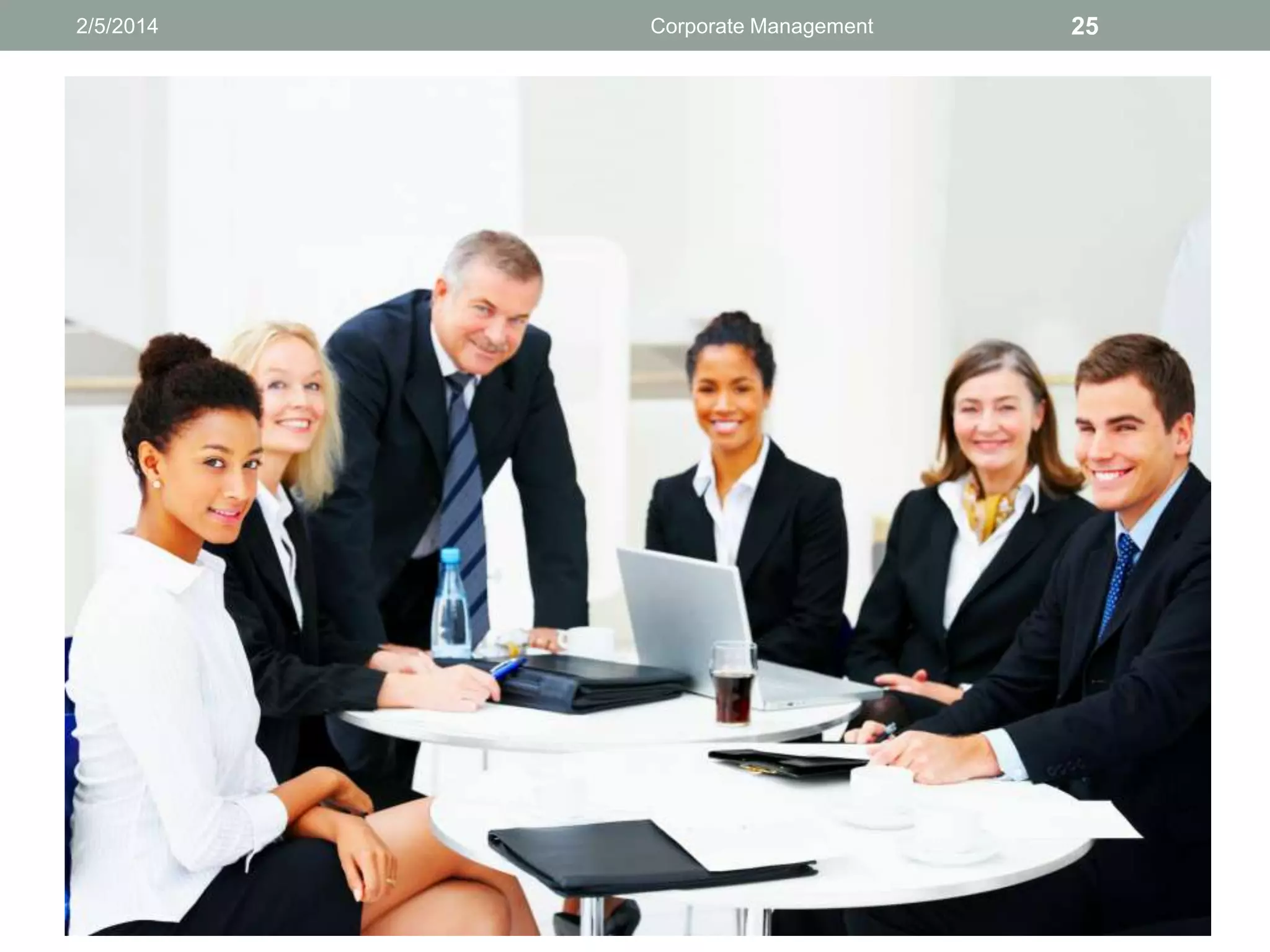 2/5/2014

Corporate Management

25

 