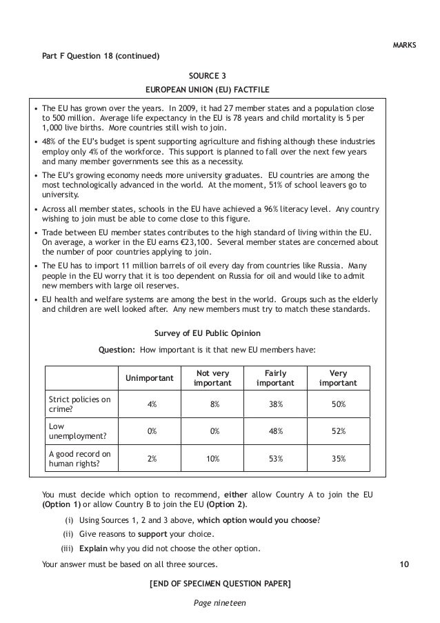 National 5 Modern Studies exemplar exam National 5 Modern Studies exemplar exam