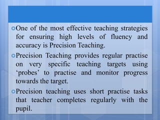Precision teaching | PPT