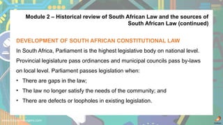 public law in south africa this is for n6 | PPTX