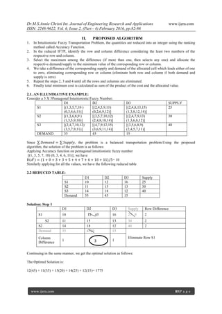 Transportation Problem with Pentagonal Intuitionistic Fuzzy Numbers ...