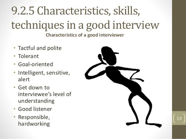 good interviewing skills