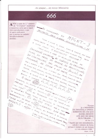 A revista "O Clamor" - 1 - A mulher vestida de sol