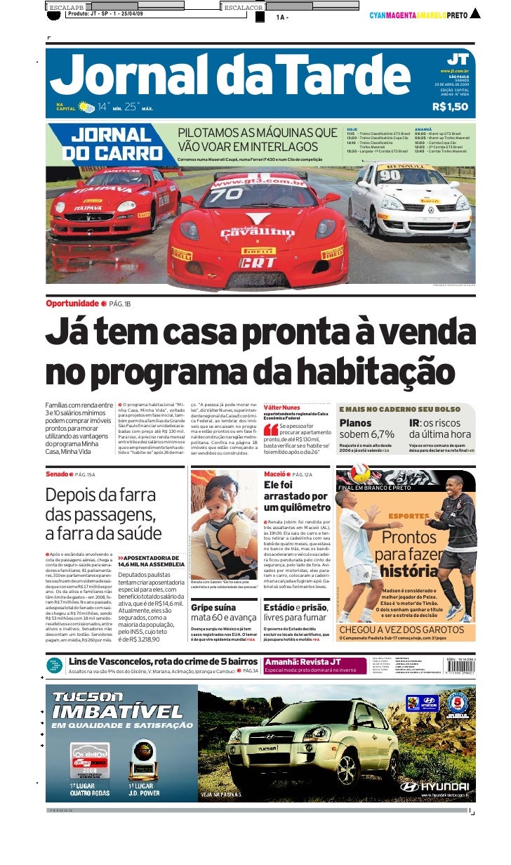 Jornal da Tarde n.º 14124 25.04.2009