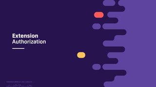 TwitchCon 2018 San Jose, California
Extension
Authorization
 