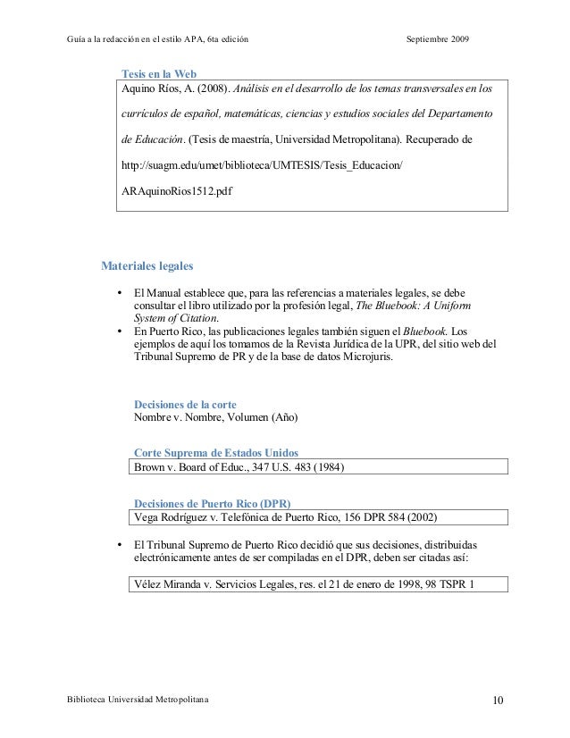 formato apa 6 edicion