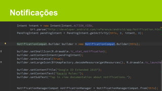 Notificações
 