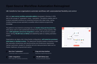 n8n - Next Generation Workflow Automation with Open Source | PDF