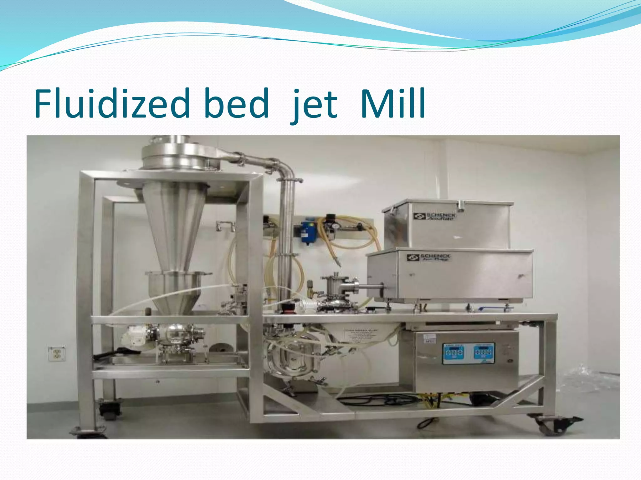 Fluidized bed jet Mill
 