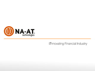 ITnnovating Financial Industry

 