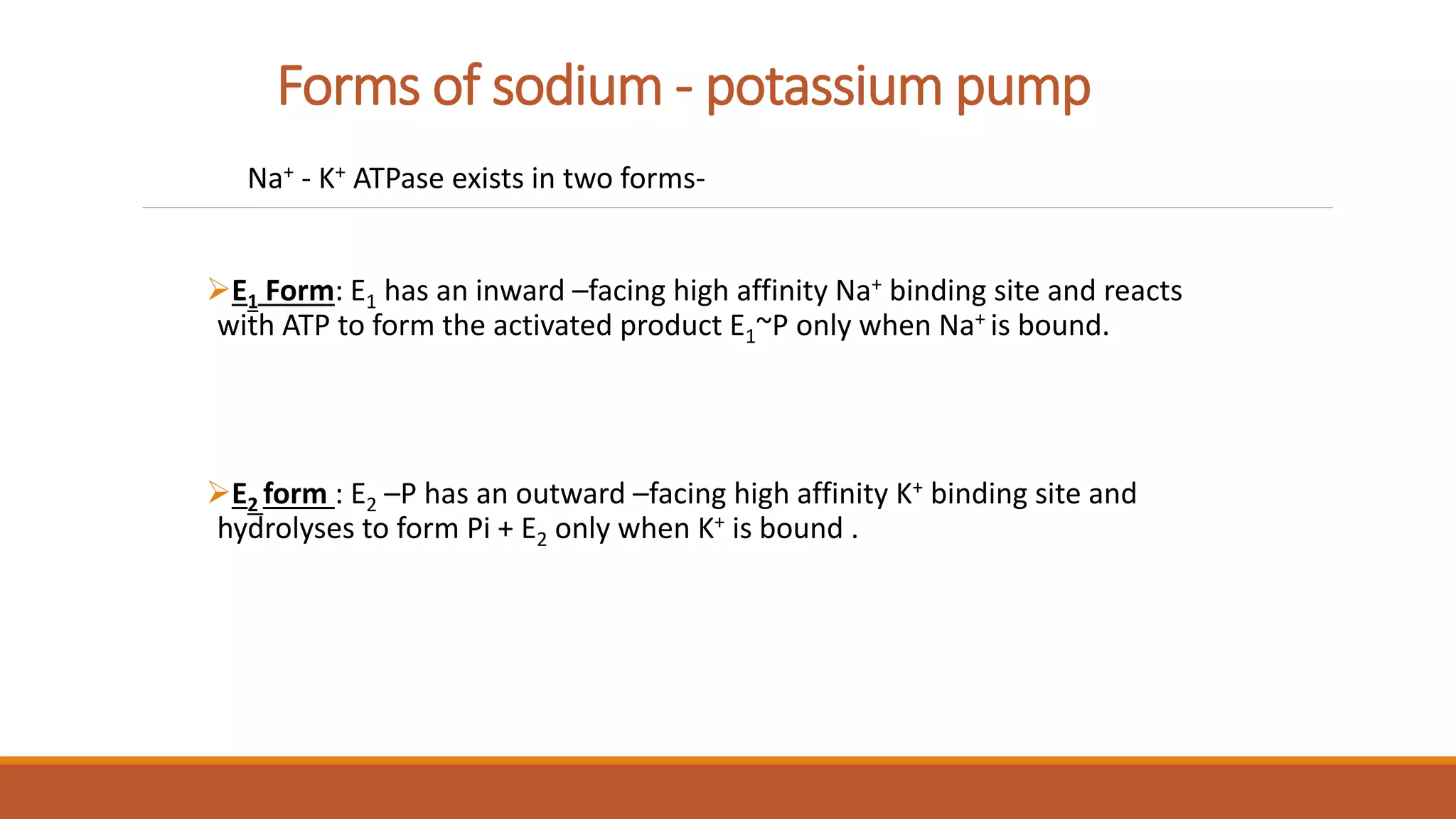 Sodium - Potassium Pump | PPTX
