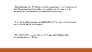 Sodium - Potassium Pump | PPTX