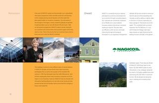Reinsurance

A key part of NAGICO’s award-winning strength is our unparalleled

Onward

NAGICO is constantly striving to improve

software. We are also excited to announce

reinsurance programme, which provides protection and backing

and expand our services and products for

that this year we will be expanding into

to the company during natural disasters and other perils that

our customers through innovative projects.

Grenada, as well as adding a majority stake

place great burden on insurance companies. Our reinsurance is

Our customers are consistently impressed

in Vinsure in St. Vincent, expanding our

the strongest in the region, wholly covered by globally recognized

at our flexible and custom-tailored

total coverage to 19 territories across the

A-rated providers such as: Swiss RE, Munich RE and Lloyd’s. With

insurance solutions that we are constantly

region. This, combined with our recent

our reinsurance programme, NAGICO is able to remain strong for

working to improve. They also value

expansion into The Bahamas, St. Lucia,

our customers and communities and to provide support when they

our efficiency, which we are continually

and Trinidad and Tobago mark major

need us most. That is the security that our customers have come to

improving through technological

steps towards our goal of becoming the

know and trust under the NAGICO Umbrella.

innovations in our proprietary management

leading insurance provider in the greater

Caribbean region. These steps are all part
of NAGICO’s “2020 Vision” plan for the
The Caribbean is prone to many different types of natural disasters.

future. By 2020, NAGICO plans to serve

In NAGICO’s 30 years, we have faced many major hurricanes,

20 territories in the Caribbean, being led

earthquakes, fires, as well as the eruption of the Soufrière Hills

by a team of 20 highly qualified executives

volcano in 1995 that destroyed more than half of Montserrat. Each

and having USD 200 million in premium

of these catastrophes drove many insurance companies out of the

income. We are already well along the

region or out of business. However, NAGICO’s financial strength and

way to meeting and exceeding these

reinsurance backing allowed us to not only remain strong, but also

goals.

provide the fast, fair and friendly claims service that the company is
known and trusted for.

12

 