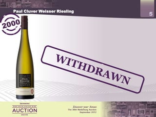 Paul Cluver Weisser Riesling
                               5
 