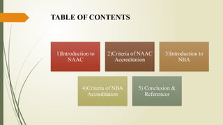 Comprehensive Guide to NAAC and NBA Accreditation in Higher Education ...