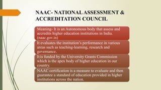 Comprehensive Guide to NAAC and NBA Accreditation in Higher Education ...