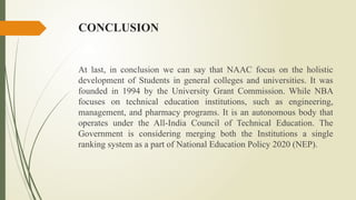 Comprehensive Guide to NAAC and NBA Accreditation in Higher Education ...