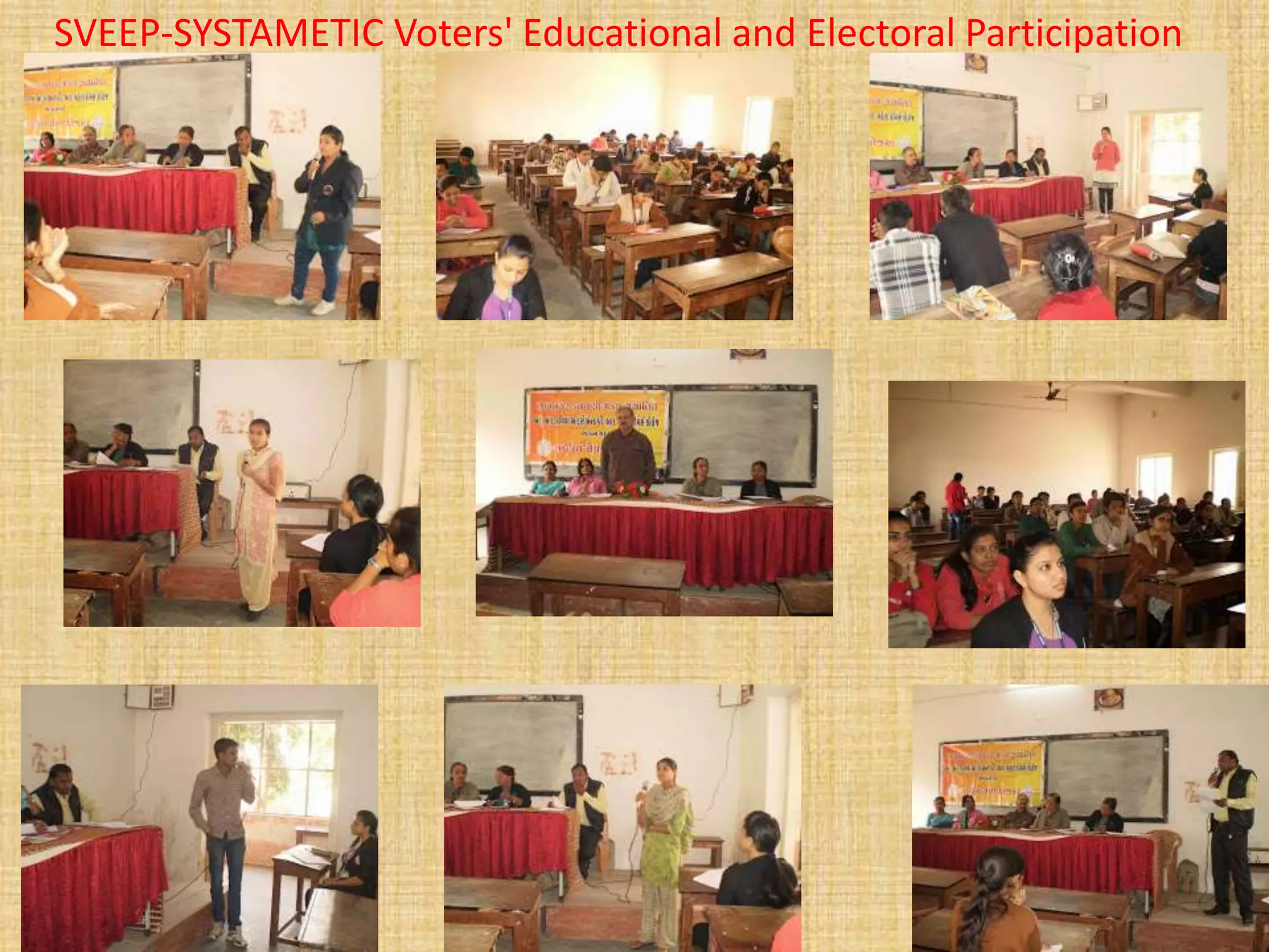 SVEEP-SYSTAMETIC Voters' Educational and Electoral Participation
 