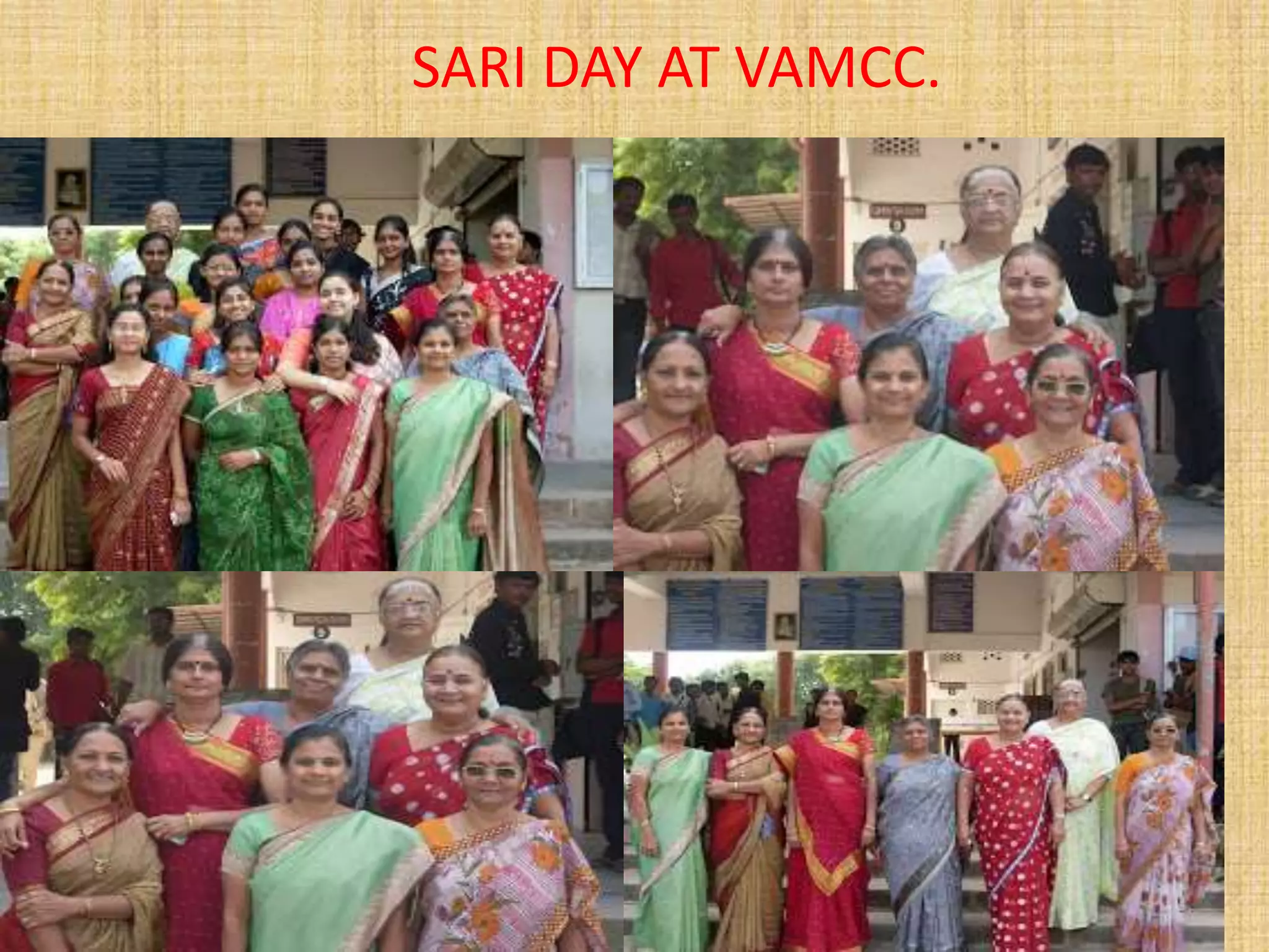 SARI DAY AT VAMCC.
 