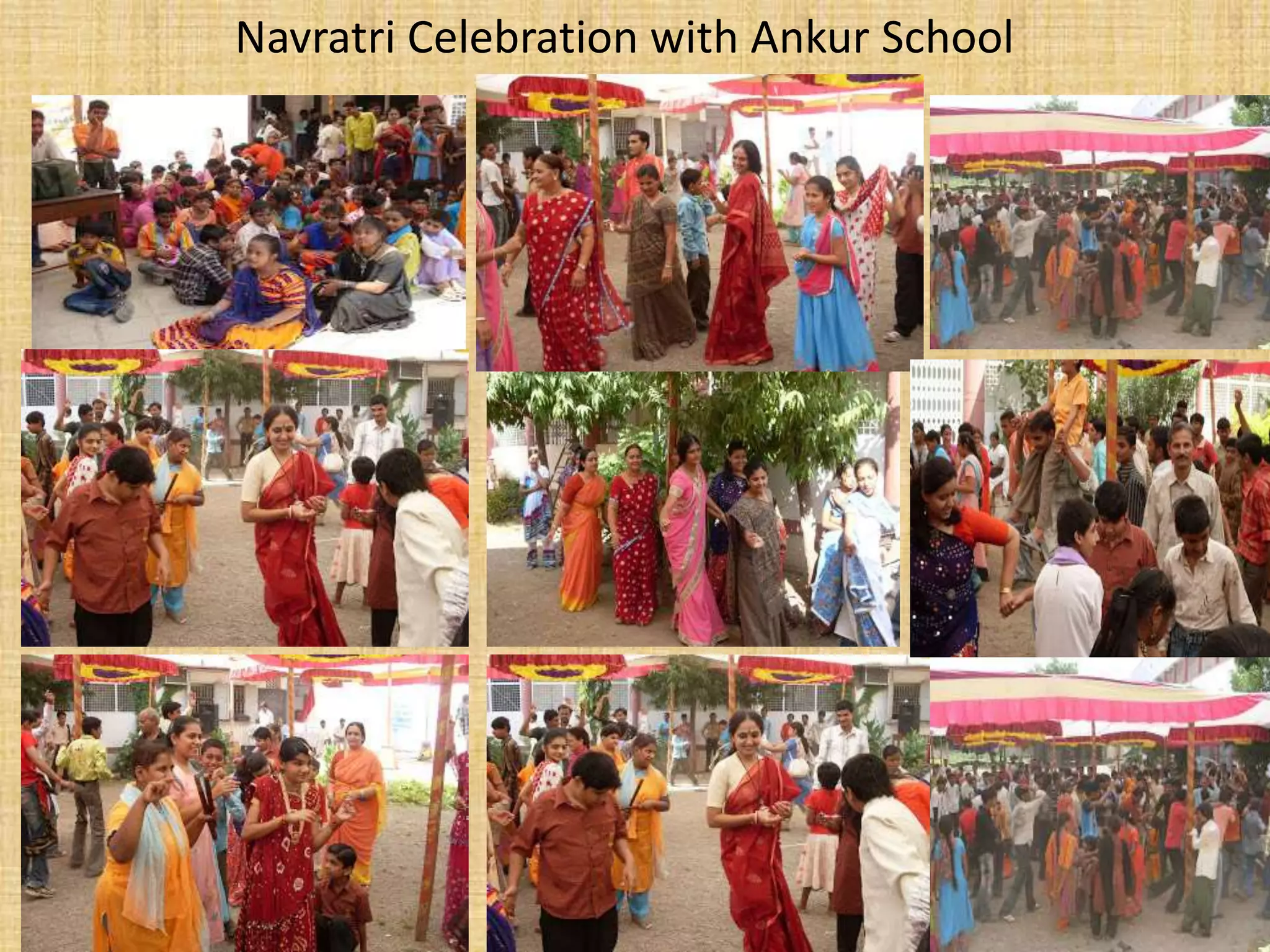 Navratri Celebration with Ankur School
Children
 
