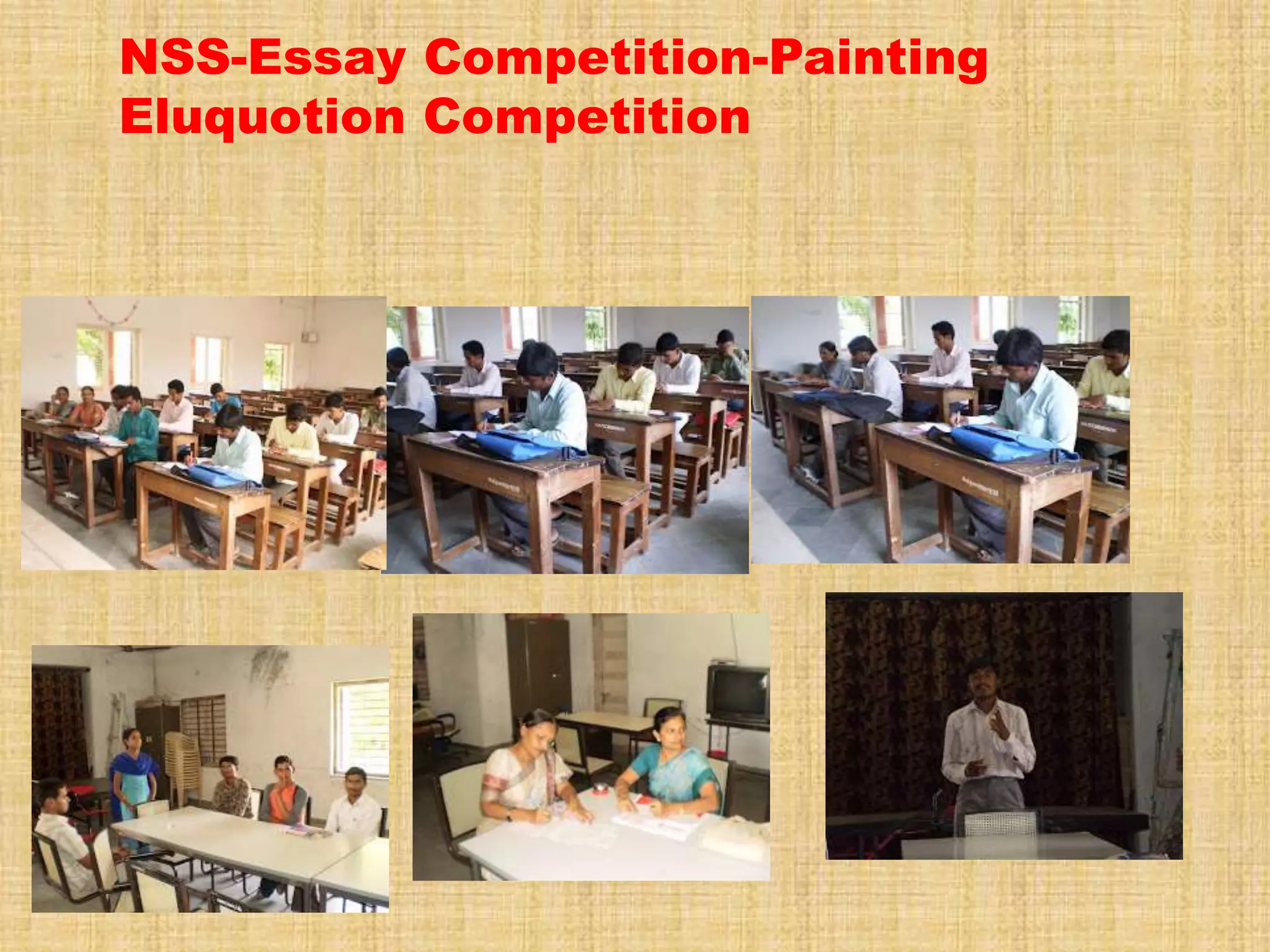 NSS-Essay Competition-Painting
Eluquotion Competition
 