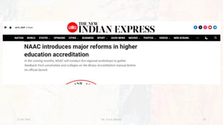 Naac Reforms NAAC binary accreditation _ Update ppt.pptx