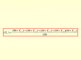 150
)
10
)(
10
(
)
10
(
)
30
(
)
90
(
)
( 5
.
1
4
.
1
3
.
1
2
.
1
1
.
1
.
1
X
X
X
X
X
X









 