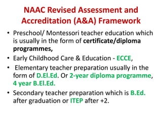 A study on Revised Assessment & Accreditation Process of National ...