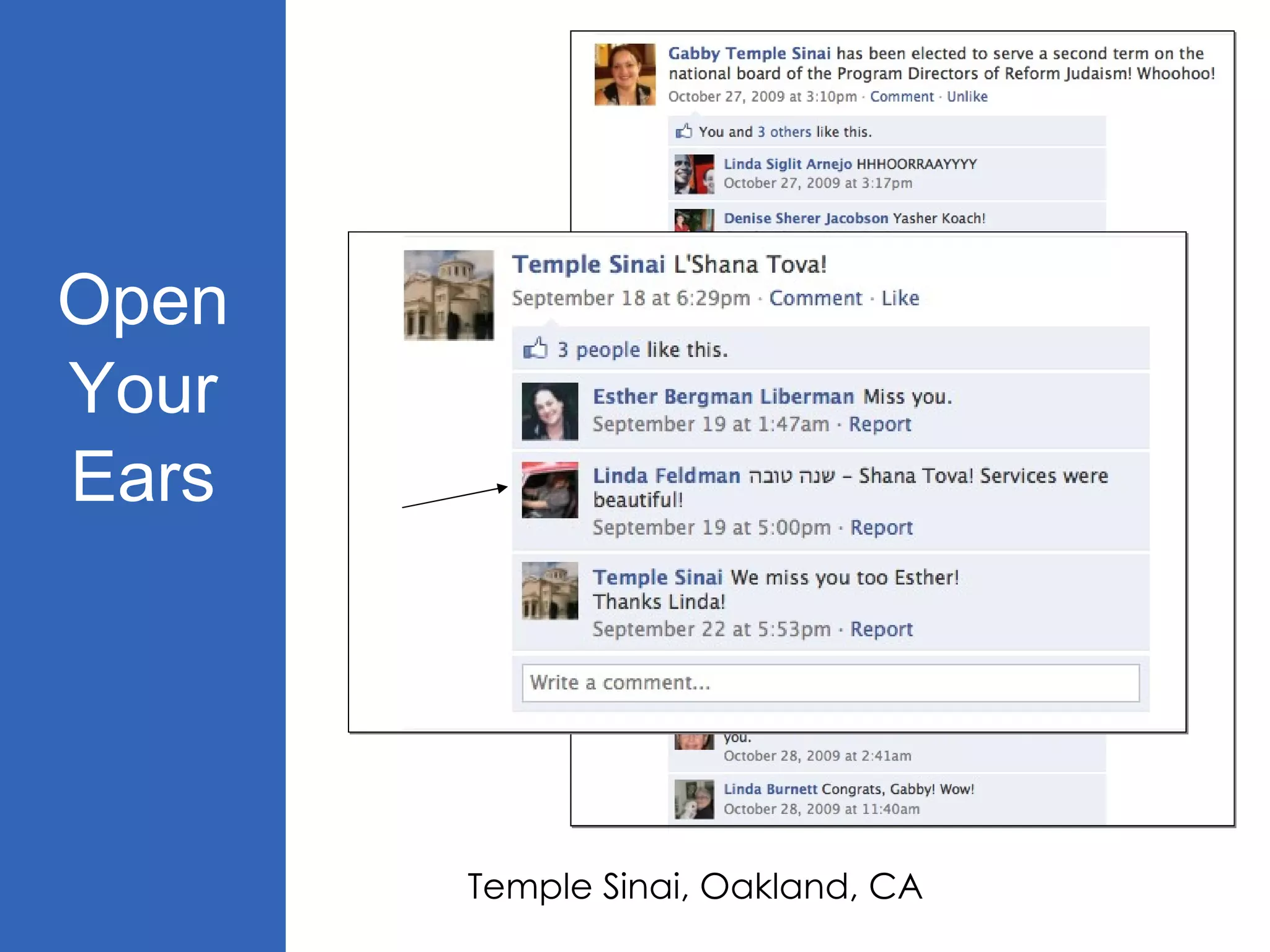 Open Your Ears Temple Sinai, Oakland, CA 