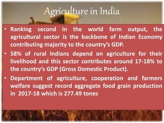 Transforming Agrarian Economy through Innovative Science and Technology ...