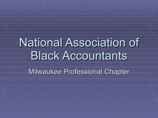 National Association of Black Accountants Milwaukee Professional Chapter 