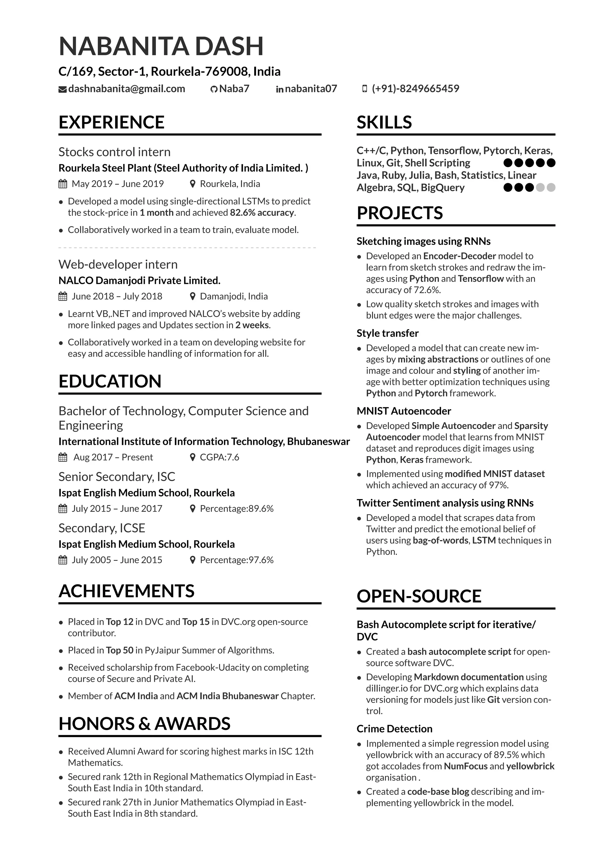 Nabanita resume pdf