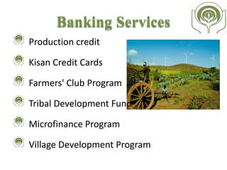 Farm Innovation and Promotion Fund
Rural Infrastructure Development Fund
 