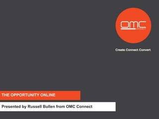 PRESENTATION
HA- RA- Project title
THE OPPORTUNITY ONLINE
Presented by Russell Bullen from OMC Connect
 