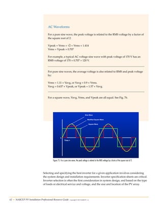 Solar Inverter Normal Rms Waveform Nabcep pv-guide-7-16-13-w-2 | PDF